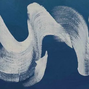 Beat - Blue, Green, 9196-Beat-Staccato-on-Calla-White-Vinyl-Abaca