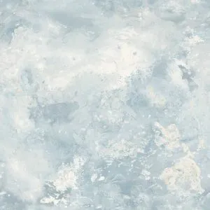 Surreal - Blue, Green, 9678-Surreal-Light-Blue-on-Cotton-Canvas-Linen